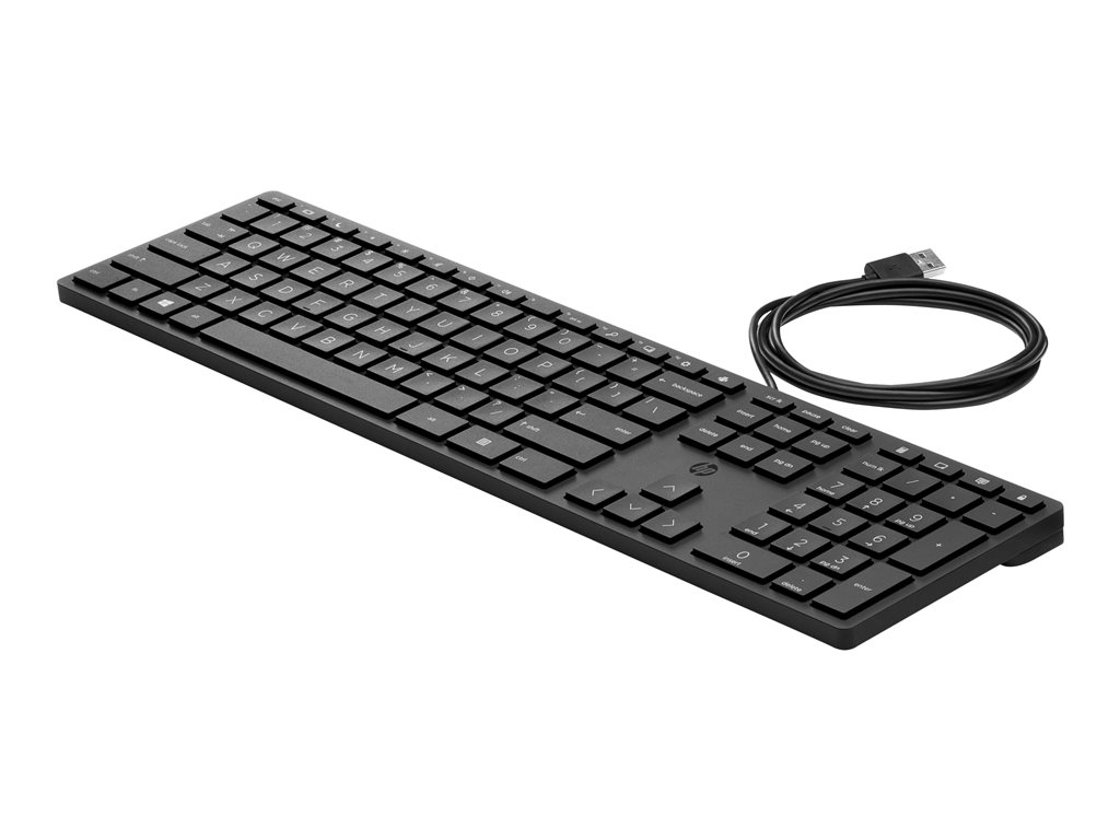 HP Desktop 320K - Tastatur - USB - Deutsch (Packung mit 12) - für HP 34, Elite Mobile Thin Client mt645 G7, Pro Mobile Thin Client mt440 G3