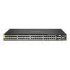 HPE Aruba 6300M - Switch - L3 - managed - 48 x 100 / 1000 / 2.5G / 5G (PoE++) + 2 x 1 Gigabit / 10 Gigabit / 25 Gigabit SFP + 2 x 10 Gigabit / 25 Gigabit / 50 Gigabit SFP (Uplink / Stacking) - Front und Seite zu Hinterseite - an Rack montierbar - PoE++