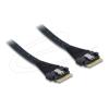 PCIe 4.0 Kabel Slim SAS SFF-8654 4i zu, 0, 5 m, Verbindung