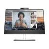 HP E24m G4 Conferencing - E-Series - LED-Monitor - 60.5 cm (23.8") - 1920 x 1080 Full HD (1080p) @ 75 Hz - IPS - 300 cd / m² - 1000:1 - 5 ms - HDMI, DisplayPort, USB-C - Lautsprecher - Silber (Halter), schwarzer Kopf