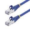 StarTech.com 3m Blue CAT8 Ethernet Cable, Snagless, S / FTP, 25G / 40G - Patch-Kabel - RJ-45 (M) zu RJ-45 (M) - 3 m - 5.6 mm - S / FTP - 50 Mikrometer - CAT 5 / 5e / 6/6a / 8 - IEEE 802.3bt / IEEE 802.3ba - ohne Haken, halogenfrei, passiv - Blau