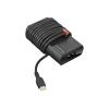 Lenovo ThinkPad 65W Slim AC Adapter (USB Type-C) - Netzteil - Wechselstrom 90-265 V - 65 Watt - Schwarz