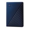WD My Passport for Mac WDBK6C0060BBL - Festplatte - verschlüsselt - 6 TB - extern (tragbar) - USB 3.2 Gen 1 - 256-Bit-AES - Blau