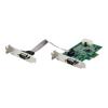 2Port PCIe RS232 Serial DB9 Adapter Card