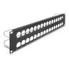 19? D-Typ Patchpanel mit Entlastungsschiene 8, PC-Zubehör