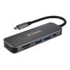D-Link DUB-2325 - Hub - mit Kartenlesegerät - 2 x SuperSpeed USB 3.0 + 1 x USB-C - Desktop