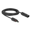 Delock DL4 Solar Kabel 6 mm2 Stecker zu Buchse 3 m schwarz