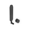 Delock LTE GNSS Antenne SMA Stecker 1,5 - 3,0 dBi omnidirektional drehbar mit Kippgelenk schwarz