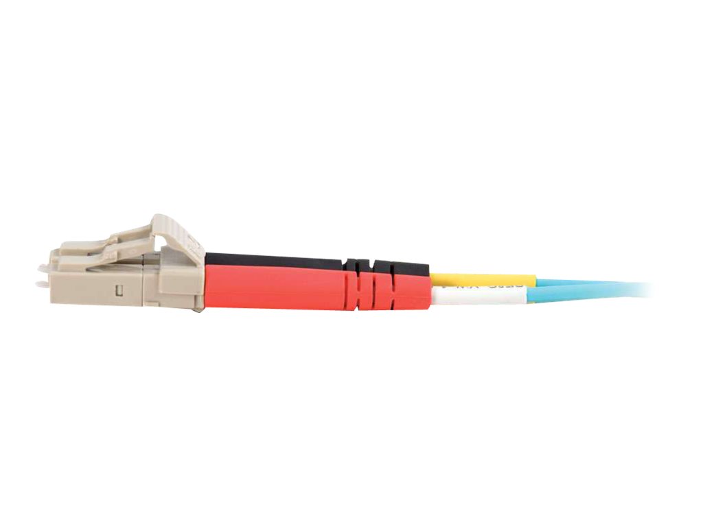 C2G LC-LC 10Gb 50 / 125 OM3 Duplex Multimode PVC Fiber Optic Cable (LSZH) - Netzwerkkabel - LC Multi-Mode (M) zu LC Multi-Mode (M) - 5 m - 5 m - Glasfaser - Duplex - 50 / 125 Mikrometer - OM3 - halogenfrei - Aquamarin