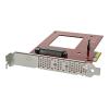 StarTech.com U.2 auf PCIe Adapter für 2,5" U.2 NVMe SSD - SFF 8639 - 4x PCI Express 3.0 - NVMe PCIe Adapter - U.2 PCIe Karte - Schnittstellenadapter - 2.5" (6.4 cm) - Ultra M.2 Card - PCIe 3.0 x4 - Rot - für P / N: BNDTB10GI, BNDTB210GSFP, BNDTB310GNDP