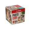 Canon Photo Cube Creative Pack - 2er-Pack - Schwarz, Farbe (Cyan, Magenta, Gelb) - original - Tintenpatrone / Papierkit - für PIXMA TS5350, TS5350i, TS5351, TS5351i, TS5352, TS5353, TS7450, TS7450i, TS7451, TS7451i