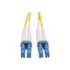 Eaton Tripp Lite Series Duplex Singlemode 9 / 125 Fiber Patch Cable (LC / LC), 2M (6 ft.) - Patch-Kabel - LC Single-Modus (M) zu LC Single-Modus (M) - 2 m - Glasfaser - Duplex - 9 / 125 Mikrometer - Riser - Gelb