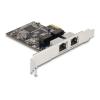 Delock PCI Express x1 Karte auf 2 x RJ45 Gigabit LAN RTL8111
