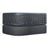 Logitech ERGO K860 - Tastatur - kabellos - 2.4 GHz, Bluetooth 5.0 - QWERTY - US International - Graphite