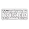 Logitech Pebble Keys 2 K380s - Tastatur - kabellos - Bluetooth LE - QWERTZ - Deutsch - tonales Weiß