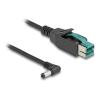 Delock PoweredUSB Kabel Stecker 12 V zu DC 5,5 x 2,1 mm Stecker gewinkelt 3 m