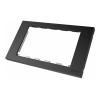VISION TechConnect TC3 UK Black 2-Gang Surround - Kastenrahmen - Schwarz - Abdeckung mit zwei Aussparungen
