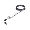 StarTech.com Universal Laptop Lock 6.6ft (2m), Security Cable For Notebook Compatible With Noble Wedge / Nano / K-Slot, Keyless Combination Locking Cable - Anti-Theft Cut-Resistant Steel Cable (UNIVC4D-LAPTOP-LOCK) - Sicherheitskabelschloss - Schwarz, Si