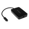 StarTech.com Thunderbolt 3 auf Thunderbolt 2 Adapter - TB3 Laptop auf TB2 Bildschirme / Geräte - Thunderbolt 1 / 2(10Gbit / s, 20Gbit / s) Konverter - TB3 zertifiziert - Schwarz - Windows / Mac (TBT3TBTADAP) - Videoadapter - Mini DisplayPort (W) zu USB-C