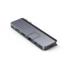 HyperDrive DUO PRO 7-in-2 - Dockingstation - für Laptop, Notebook, Tablet - USB-C x 2 - HDMI - 1GbE
