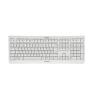 CHERRY KW 3000 - Tastatur - geräuscharm, Full-Size-Layout - kabellos - 2.4 GHz - QWERTZ - Deutsch - weiß