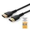 StarTech.com RHDMM1MP HDMI Kabel (1m, HDMI 2.0, 4k 60Hz, premium High Speed HDMI Kabel mit Ethernet, für Monitore oder TVs) - Premium Highspeed - HDMI-Kabel mit Ethernet - HDMI männlich zu HDMI männlich - 1 m - Schwarz - für P / N: TB3DKM2HDL
