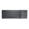 Dell Pro 7 KB746 - Tastatur - wiederaufladbar - compact - kabellos - 2.4 GHz, Bluetooth - QWERTZ - Deutsch - Graphite