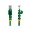 1m Green Snagless UTP Cat5e Patch Cable
