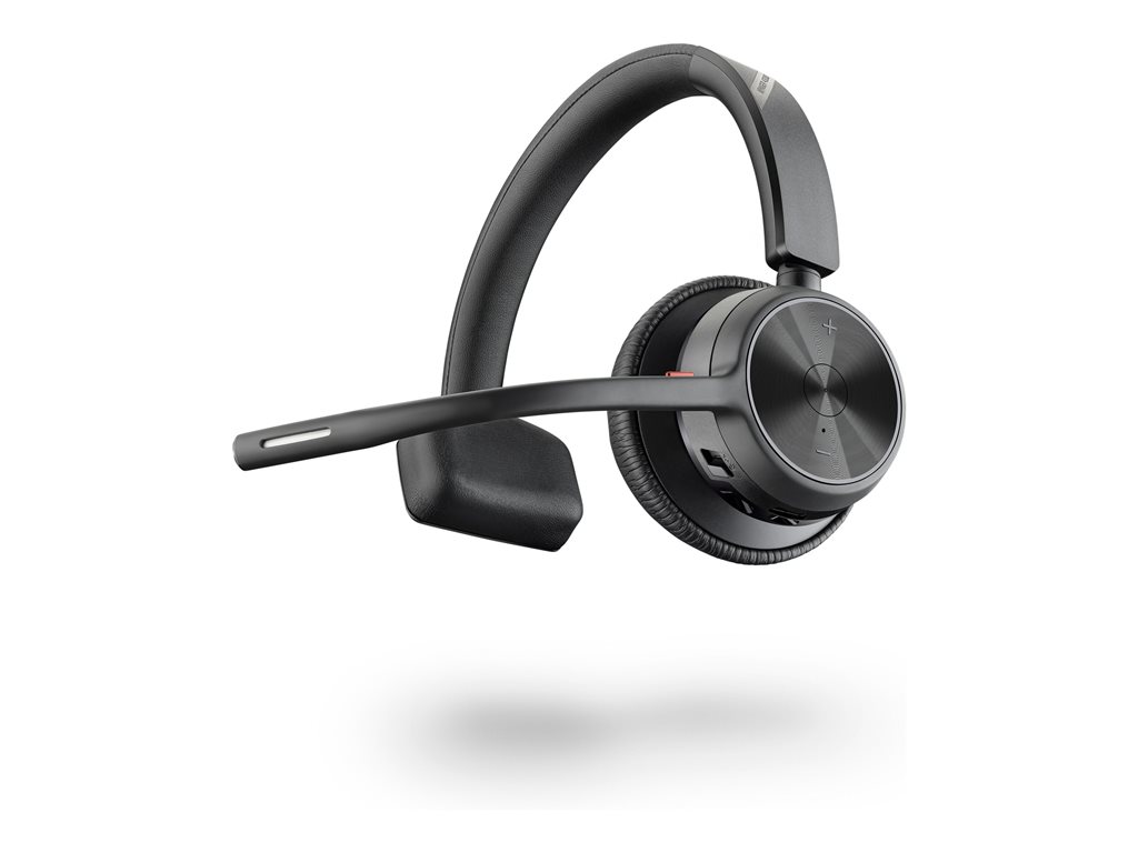 Poly Voyager 4310 - Voyager 4300 series - Headset - On-Ear - Bluetooth - kabellos - USB-C - Schwarz - Replaces Poly SKU 218473-01