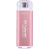 Transcend ESD300 - SSD - 512 GB - extern (tragbar) - USB 3.2 Gen 2x1 (USB-C Steckverbinder) - Rosy Pink