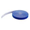 25ft Hook and Loop Tape Cable Ties Blue