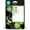 HP 937 - 4er-Pack - Schwarz, Cyan, Magenta, Gelb - original - Tintenpatrone - für P / N: 403X8B#ABF, 403Y0B#AB5, 537P5B, 53N94B, 5A0S0C