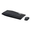 Logitech MK850 Performance - Tastatur-und-Maus-Set - kabellos - Bluetooth, 2.4 GHz - US International / Hebräisch