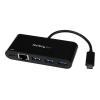 3 Port USB C Hub to USB-A 5Gbps / GbE / PD
