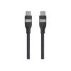 Anker - USB-Kabel - USB-C (M) zu USB-C (M) - 1.8 m - USB Power Delivery (240W), geflochtener Kabel - Schwarz