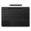 Microsoft Surface Pro Flex Keyboard - Tastatur - mit Touchpad, Beschleunigungsmesser, Surface Slim Pen 2 Ablage- und Ladeschale - hinterleuchtet - kabellos - Bluetooth LE - QWERTY - Englisch - Schwarz - mit Slim Pen - für Surface Pro 10 for Business,