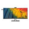 Philips 40B1U6903CH - 6000 Series - LED-Monitor - gebogen - USB - 100.9 cm (39.7") - 5120 x 2160 WUHD @ 75 Hz - IPS - 300 cd / m² - 1000:1 - HDR10 - 4 ms - Thunderbolt 4, 2xHDMI, DisplayPort - Lautsprecher - Textured Black