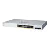 Cisco CBS220-24FP-4X managed Layer2 Switch: - 16x10 / 100 / 1000 Base-T (RJ45) + 4x10GE SFP+ Uplink Ports, - Switching Capacity:128Gbps, incl. rack-&wallmount Kit, - kein stacking, liefert 382W PoE+,