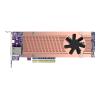 QNAP QM2-2P410G1T - Speicher-Controller mit 10GBASE-T Port - M.2 - PCIe 4.0 x4 (NVMe) - Low-Profile - PCIe 4.0 x8 - für QNAP TDS-h2489FU-4309Y-64, h2489FU-4314, h2489FU-4314-128, TS-h1290, TVS-h1288