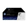 HP Toner 78A / schwarz / Doppelpack mit 2 x 2.100 Seiten