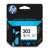 HP 302 - 4 ml - Farbe (Cyan, Magenta, Gelb) - original - Tintenpatrone - für Deskjet 1110, 21XX, 36XX, ENVY 45XX, Officejet 38XX, 46XX, 52XX
