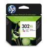 HP 302XL - 8 ml - Hohe Ergiebigkeit - Farbe (Cyan, Magenta, Gelb) - original - Tintenpatrone - für Deskjet 1110, 21XX, 36XX, ENVY 45XX, Officejet 38XX, 46XX, 52XX