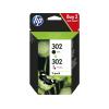 HP 302 - 2er-Pack - Schwarz, Farbe (Cyan, Magenta, Gelb) - original - Tintenpatrone - für Deskjet 1110, 21XX, 36XX, ENVY 45XX, Officejet 38XX, 46XX, 52XX
